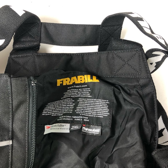 Frabill Winter Heavy Duty Outdoor Ice Hunter Fishing Insulated Bibs New NIB - Picture 5 of 10